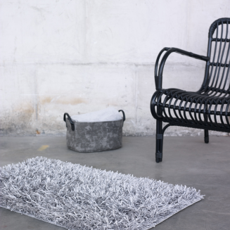 Dywanik łazienkowy Aquanova Kemen Silver Grey 80x160 cm - 5