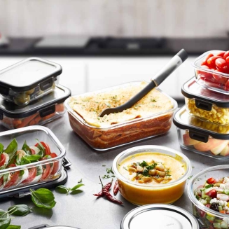  Gefu Milo square glass food container, 300 ml - 2