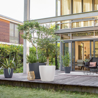 Donica Lechuza Classico Color 18 | 21 | 28 | 35 | 43 | 60 | 70 piaskowy brąz - 17