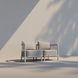 Sofa ogrodowa SACKit Kirra Lounge Sofa 2 Seater Sand - 7