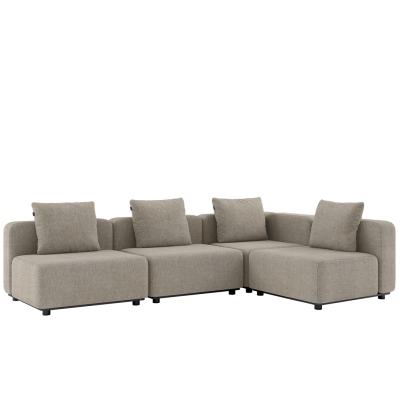  SACKit Cobana Lounge Sofa 4 Seater Kirra Sand garden sofa