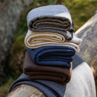 Koc Lapuan Kankurit Koli beige-white 135x170 cm - 3