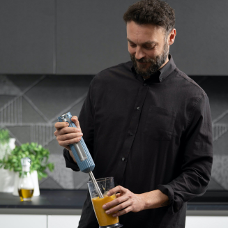 Blender ręczny Guzzini Sous Chef błękitny - 4