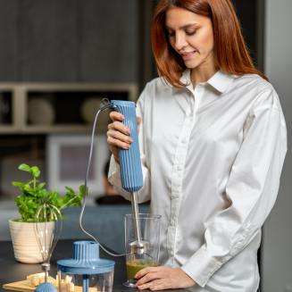 Blender ręczny Guzzini Sous Chef błękitny - 6