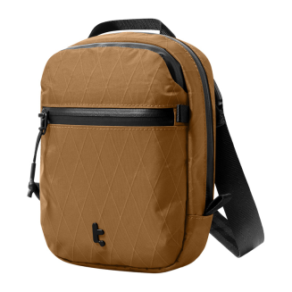  TOMTOC Aviator-T37 Travel Bag with Shoulder Strap X-Pac 1.3L (Brown) - 3