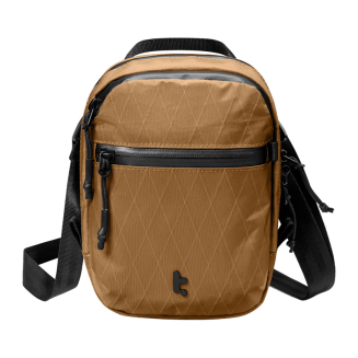  TOMTOC Aviator-T37 Travel Bag with Shoulder Strap X-Pac 1.3L (Brown) - 2