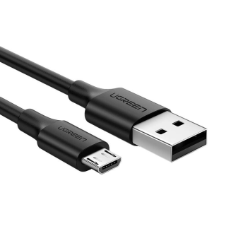 Kabel micro USB UGREEN  US289 QC 3.0 2.4A 1.5m (czarny) - 3
