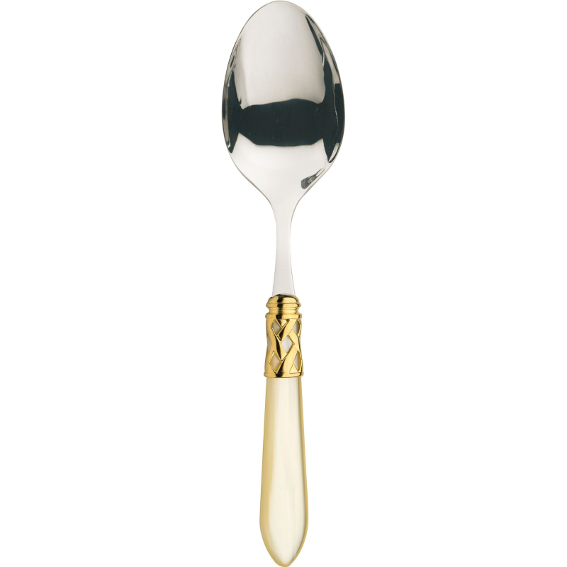 Łyżka do sałatek Casa Bugatti Aladdin Ivory/Gold