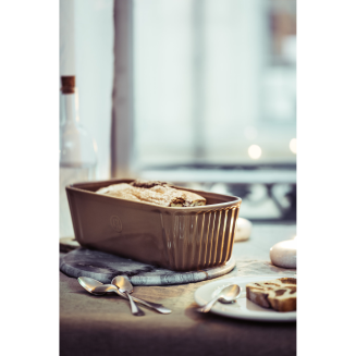 Podłużne naczynie do pieczenia Emile Henry 31 x 13 cm kremowe - 2