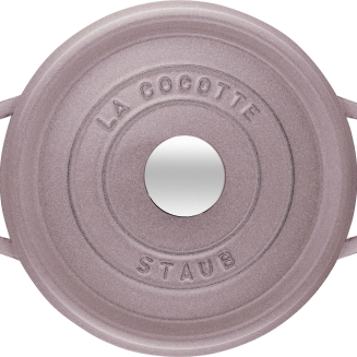 Garnek żeliwny okrągły Staub - 1.7 ltr, Kwiat Wiśni - 2