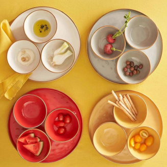  Rose&Tulipani | Set of 4 Concerto Ottanio breakfast mugs - Blue-green, 420 ml - 6
