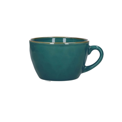  Rose&Tulipani | Set of 4 Concerto Ottanio breakfast mugs - Blue-green, 420 ml