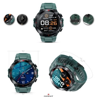 Smartwatch GIEWONT Pionier GPS GW460-2 - Sea Green - 4