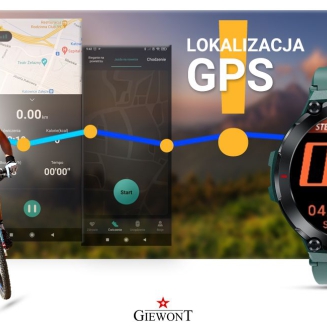 Smartwatch GIEWONT Pionier GPS GW460-2 - Sea Green - 5