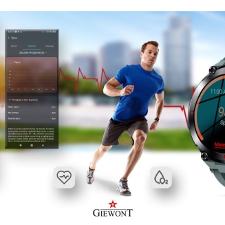 Smartwatch GIEWONT Pionier GPS GW460-2 - Sea Green - 10