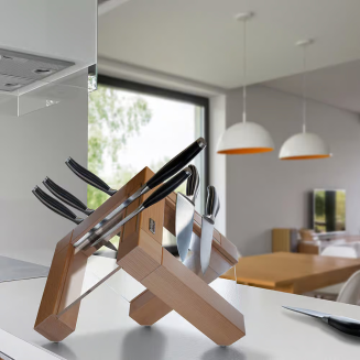 Magnetyczny blok na noże z drewna bukowego Artelegno Grand Prix - 3