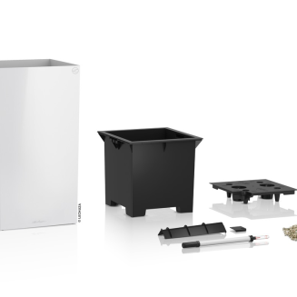 Donica Lechuza Canto Premium 40 kolumna biały połysk - 2