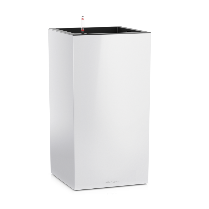  Lechuza Canto Premium 40 column flowerpot, white gloss