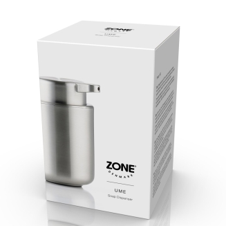 Dozownik do mydła Zone Denmark Ume Brushed steel 0.25l - 2