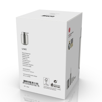 Dozownik do mydła Zone Denmark Ume Brushed steel 0.25l - 3