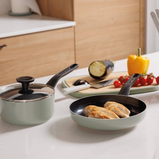 Zestaw garnków non-stick BergHOFF Glints Sage 7 częściowy - 6