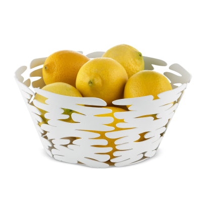 Alessi Barket basket 21 cm white