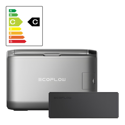 Zestaw: Przenośna lodówka EcoFlow Glacier 55L + Bateria 298Wh