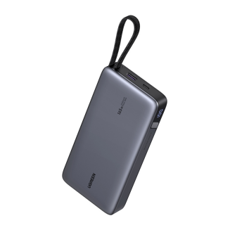  Powerbank 25000mAh Ugreen PB552, 165W, USB + USB-C, built-in cable (gray) - 2