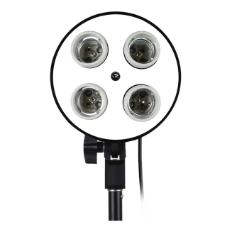  PULUZ lighting set 50x70cm tripod 4x LED bulbs - 3