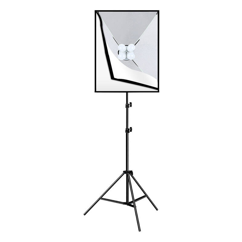  PULUZ lighting set 50x70cm tripod 4x LED bulbs
