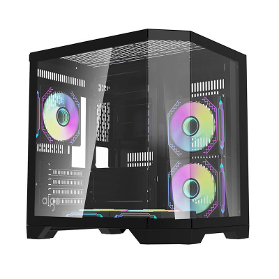  DARKFLASH FT350 computer case + 5 ARGB fans (black)