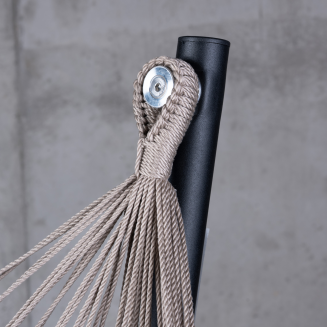 Fotel hamakowy ze stojakiem La Siesta Fiji Outdoor Almond Comfort - 6