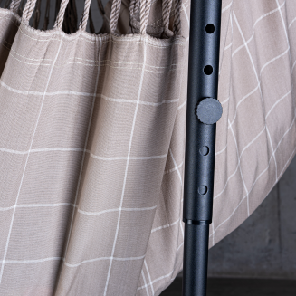 Fotel hamakowy ze stojakiem La Siesta Fiji Outdoor Almond Comfort - 7