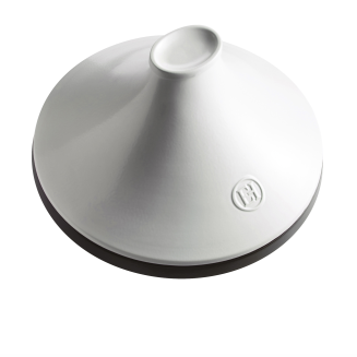 Naczynie tagine Emile Henry Delight 4l czarno-białe indukcja - 3