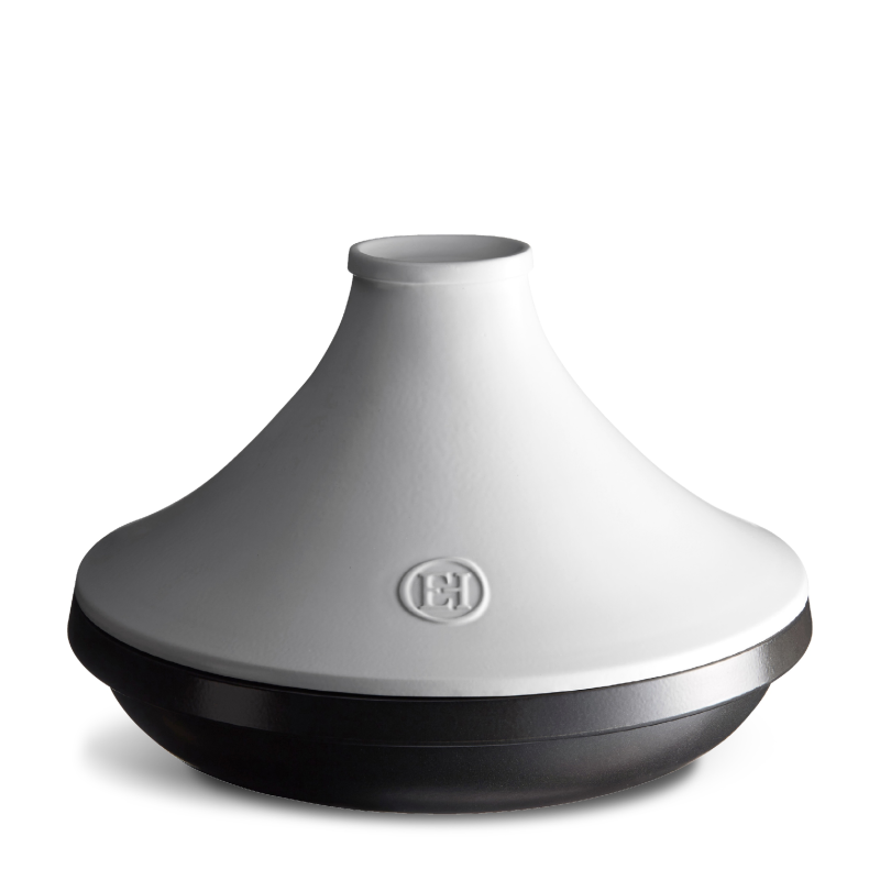 Naczynie tagine Emile Henry Delight 4l czarno-białe indukcja