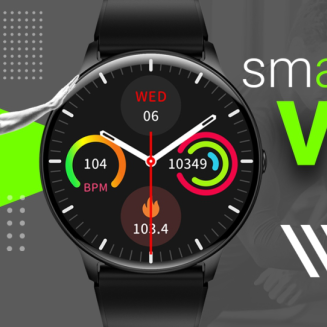 Smartwatch VELTORI VT160-1 Czarny Pasek Silikonowy - 7