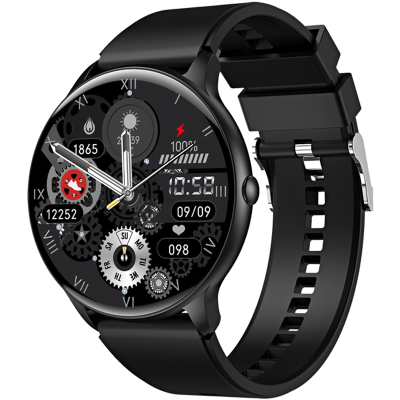 Smartwatch VELTORI VT160-1 Czarny Pasek Silikonowy