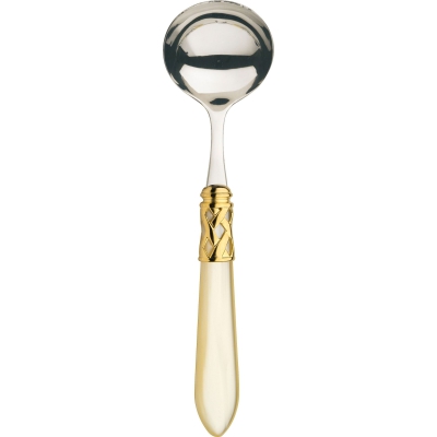 Łyżka do sosów Casa Bugatti Aladdin Ivory/Gold