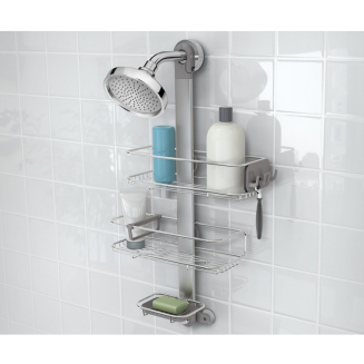  Simplehuman adjustable shower baskets - 4