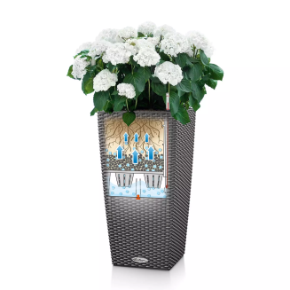  Lechuza Cubico Cottage 30 planter | 40 granite - 6