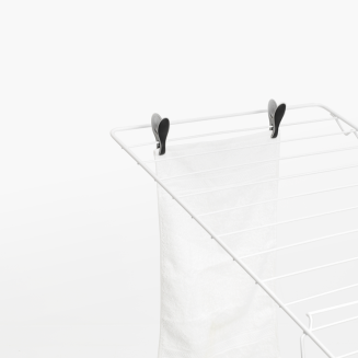 Spinacze do prania Brabantia czarno-białe 8 szt. - 2