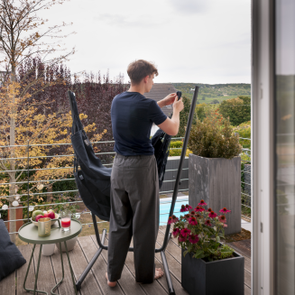 Fotel hamakowy ze stojakiem La Siesta Fiji Organic Onyx Comfort - 6