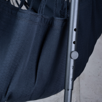 Fotel hamakowy ze stojakiem La Siesta Fiji Organic Onyx Comfort - 9