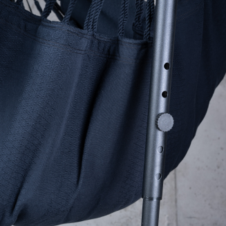 Fotel hamakowy ze stojakiem La Siesta Fiji Organic Onyx Comfort - 9