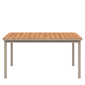 Stół ogrodowy SACKit Kirra Teak Table Taupe 150x90 cm - 2