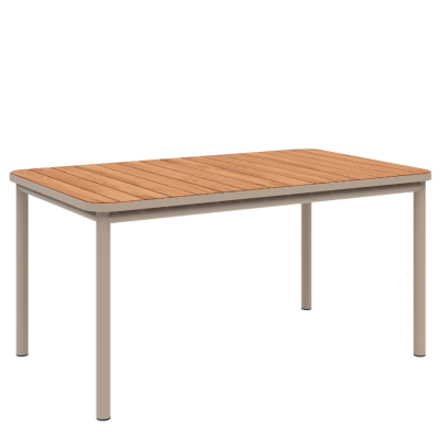 Stół ogrodowy SACKit Kirra Teak Table Taupe 150x90 cm