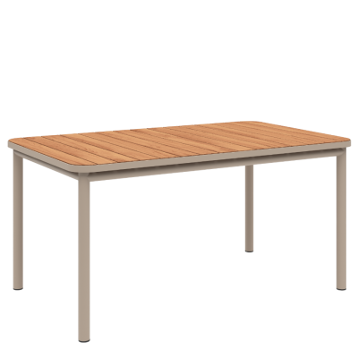  SACKit Kirra Teak Table Taupe 150x90 cm Garden Table