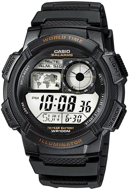 Zegarek Męski CASIO AE-1000W-1AVDF + BOX