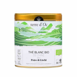 Herbata biała Terre d'Oc White tea Chai gruszka/liczi 50g