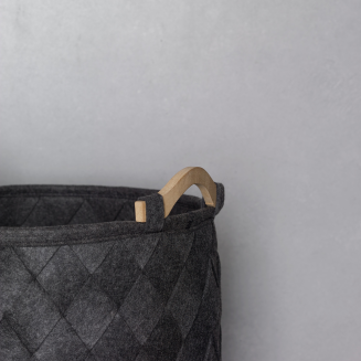 Kosz na pranie Aquanova Amy Dark Grey - 4